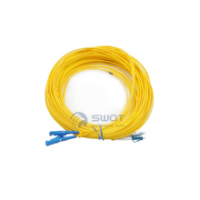 Supply E2000 single mode fiber optic patch cord duplex 20 meters  LSZH